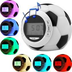 Color Changing Soccer Alarm Clock   Shopping