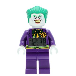 LEGO Super Heroes Joker Kids Moveable Minifigure Alarm Clock