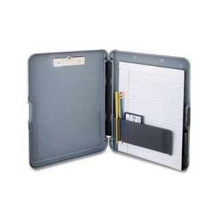 WorkMate Storage Clipboard, 1/2" Capacity, Holds 8 1/2w x 11h, Charcoal/Gray