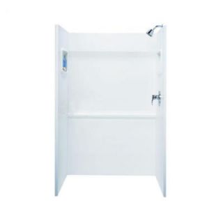 Swan 34 in. x 48 in. x 72 in. 3 piece Direct to Stud Shower Walls in White SA 3448.010