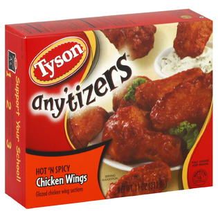 Tyson Anytizers Chicken Wings, Hot n Spicy, 11 oz (311.8 g)   Food