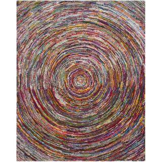Safavieh Handmade Nantucket Multicolored Cotton Rug (5 x 8