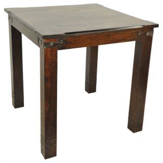 Furniture of America Montelle Dark Oak Round Counter Height Dining