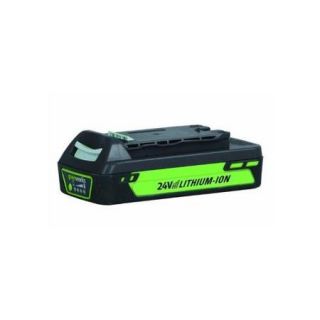 Greenworks 29722 Enhanced 24V 2 Ah Lithium Ion Battery