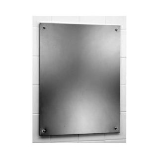 Bobrick 18W X 23 1/2H Frameless Mirror Stainless Steel