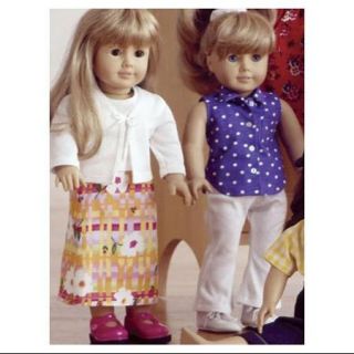 Doll Clothes   Fits 18 (45cm) Dolls Pattern