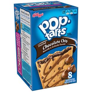 KELLOGGS Pop Tarts Frosted Chocolate Chip Toaster Pastries 14.7 OZ