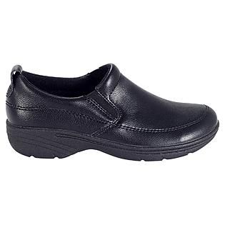 Cobbie Cuddlers   Womens Sarah Leather Twin Gore Casual Shoe Wide