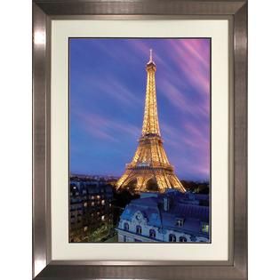 Eiffel Tower at Dusk Photography Wall Art 36 X 46 Inch   Home   Home