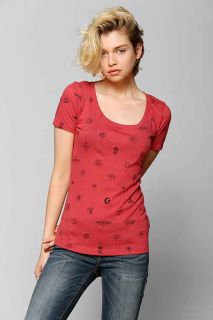 BDG Printed Scoopneck Tee