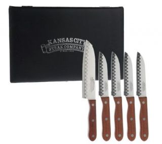 Kansas City Steak Company 5 piece Steak & Carving Knife Set —