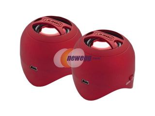 DBEST LONDON PS4003 RR Duo Rechargeable Mini Speaker Set Red