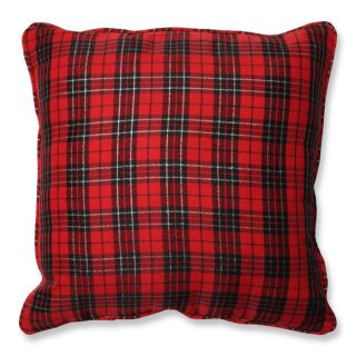 Pillow Perfect Holiday Plaid 16.5 inch Throw Pillow   16621412