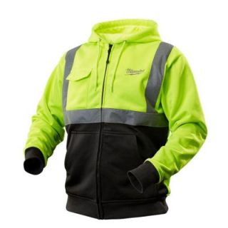 Milwaukee Small M12 Lithium Ion Cordless High Visibility Heated Hoodie (Hoodie Only) 2376 S
