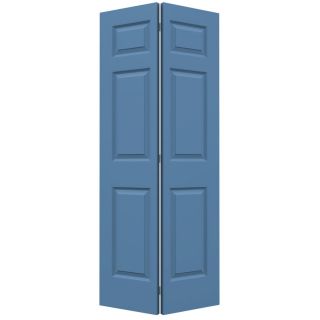 ReliaBilt Blue Heron Hollow Core 6 Panel Bi Fold Closet Interior Door (Common 36 in x 80 in; Actual 35.5 in x 79 in)