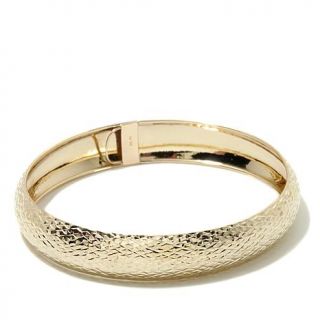 Michael Anthony Jewelry® 10K Diamond Cut Bangle Bracelet   7696076