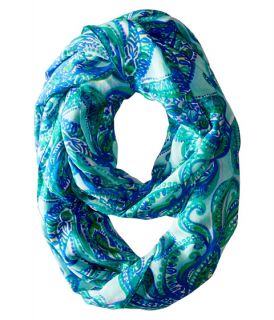 Lilly Pulitzer Riley Infinity Loop Rayon Poolside Blue Keep It Current