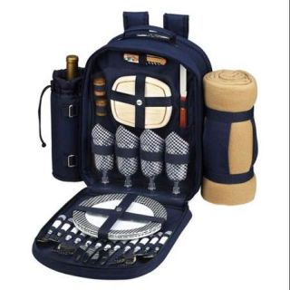 Bold Picnic Backpack w/blanket for 4