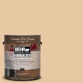 BEHR Premium Plus Ultra 1 gal. #UL140 18 Jasper Cane Interior Flat Enamel Paint 175401