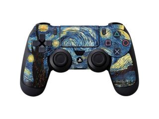 PS4 Custom Modded Controller "Exclusive Design van Gogh   The Starry Night "   COD Advanced Warfare, Destiny, GHOSTS Zombie Auto Aim, Drop Shot, Fast Reload & MORE