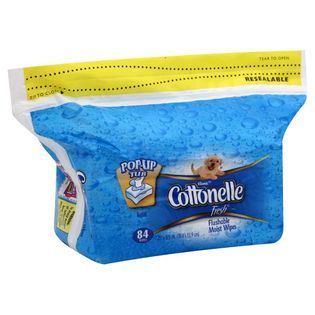 Cottonelle  Fresh Flushable Moist Wipes, Refill, 84 wipes