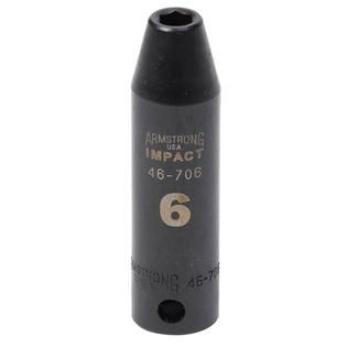 Armstrong 23 mm 6 pt. 3/8 in. dr. Deep Impact Socket   Tools