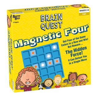 University Games Brain Quest   Magnetic Four   Toys & Games   Family