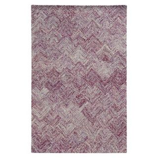 Pantone Colorscape 42112 100% Wool Area Rug   Purple (5x8)