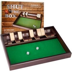 Trademark Poker Shut the Box 12 Numbers Zero Out Dice Game (Set of 2)