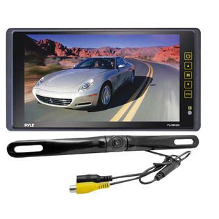 Pyle 9.2 TFT/LCD Mirror Monitor with License Plate Mount Rearview