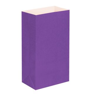Paper Luminaria Bags   Purple   100 Count   Shopping   Great