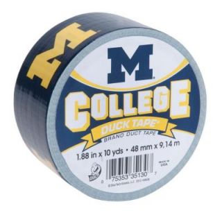 Duck 1.88 in. x 10 yds. University of Michigan Duct Tape (Case of 6) 281600