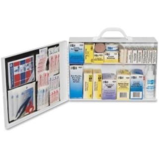 Pac kit Safety Eq. 75 person First Aid Kit   443 X Piece[s] For 75 X Individual[s]   11" X 15.5" X 4.8"   Steel Case (pkt 6135)