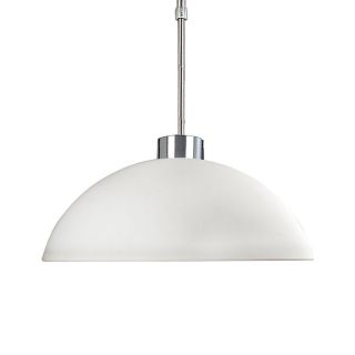 Z Lite Cobalt 14 in W Brushed Nickel Pendant Light with White Shade