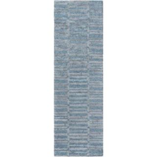 Artistic Weavers Onhan Blue 2 ft. 6 in. x 8 ft. Indoor Rug Runner S00151015463