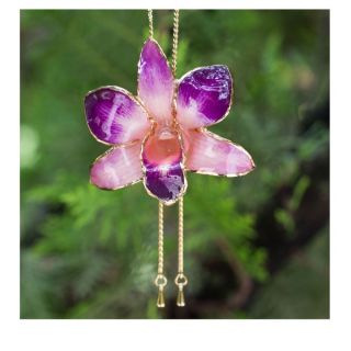 Pink Perfection Gold plated Orchid Necklace (Thailand)   10759986