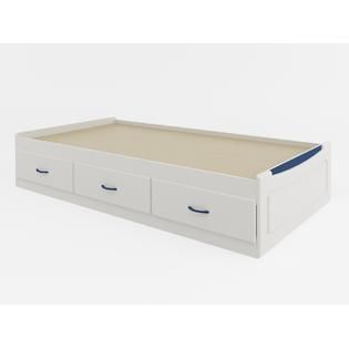 Ameriwood  Mates Twin Storage Bed with Colored Panels