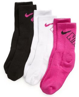 Nike Kids Socks, Little Girls 3 Pack Crew Socks   Kids & Baby