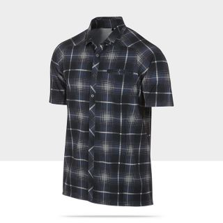 Nike Premium Plaid Button Down Mens Golf Shirt