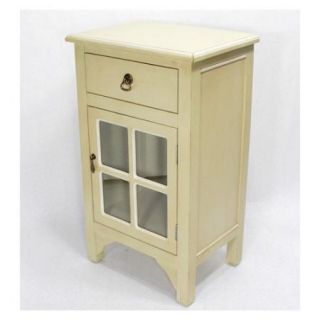 Heather Ann Creations 1 Drawer Accent Cabinet