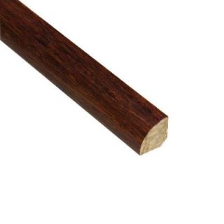 Home Legend Strand Woven Sapelli 3/4 in. Thick x 3/4 in. Wide x 94 in. Length Bamboo Quarter Round Molding HL204QR