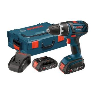Bosch 18 Volt Lithium Ion 1/2 in. Cordless Standard Duty Drill and Driver Kit with L BOXX2 DDS181 02L