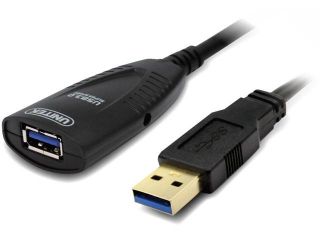 Coboc 6 ft. USB 2.0 A Male to A Female Extension Cable (Black)