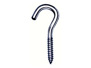 Hindley 20 Count 3 .88in. Stainless Steel Round Head Screw Hooks Lag Thread 44570   Pack of 20