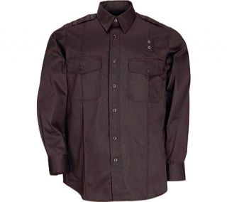 Mens 5.11 Tactical A Class Taclite PDU Long Sleeve Shirt (Short)   Brown