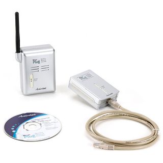 Actiontec MegaPlug Powerline Wireless Network Extender/Ethernet Adapter Bundle, HLS0850001KE