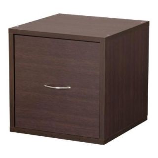 15 in. Espresso File Cube 390109