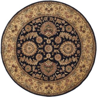 Safavieh Handmade Persian Court Navy Wool/ Silk Rug (6 Round