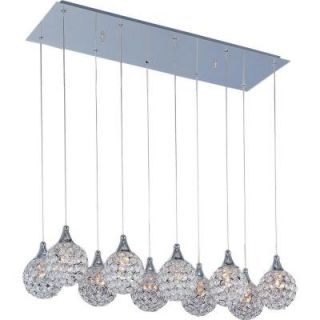 ET2 Brilliant 10 Light Pendant E24028 20PC