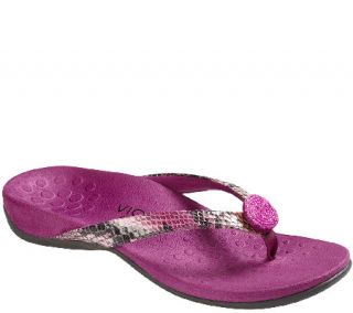 Vionic w/ Orthaheel Embellished Thong Sandals   Felipa —